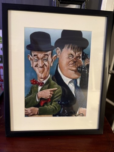 Laurel and hardy humour print - humour,