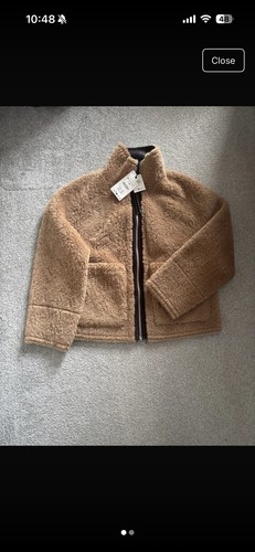 Zara double faced faux - zara,