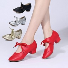 👞 Latin Chunky Heel Ladies