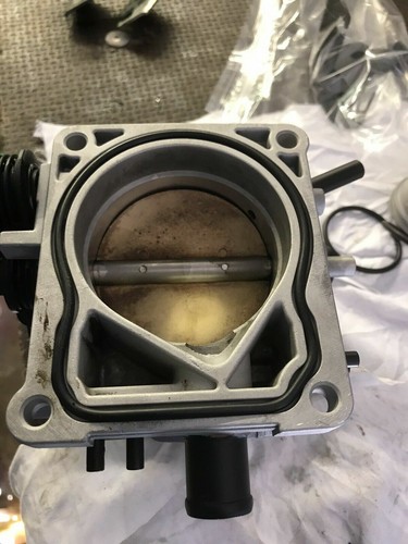 Saab throttle body inlet - body,
