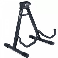 Quality Black Folding Guitar Banjo Stand Classic A Frame Design Folding Compact