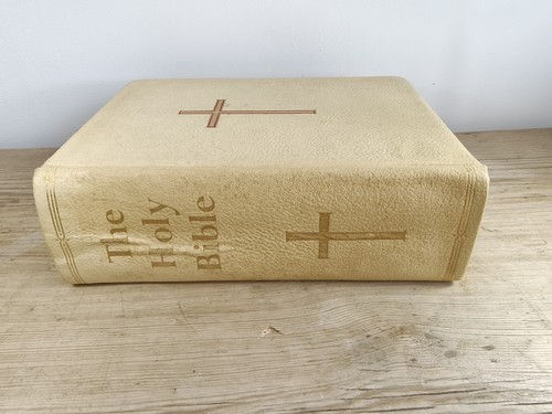 Vintage family holy bible - holy,