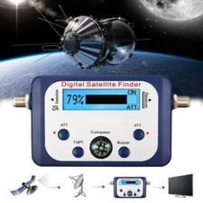 Digital Satellite DVB-T Finder TV Signal Strength Meter Sky Dish 2150MHz LCD