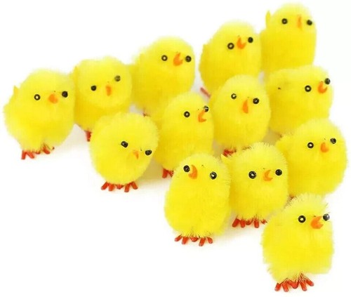 Mini yellow chicks - 6,