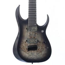 Ibanez RGD71ALPA-CFK Charcoal Burst Black Stained Flat