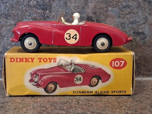 Dinky toys 107 - sunbeam, alpine