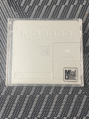 Sony md2000 mins minidisc - md2000,