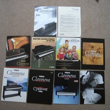 Yamaha Clavinova  Piano Brochures Collection. Sold as job lot or individually.