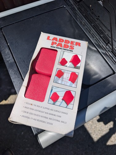 Ladder pads wall protection - ladder,