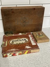 2 HOFNAR DUTCH CIGAR BOXES &