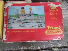 Vintage Triang Railways R3 Goods Train Set in a tatty box