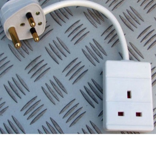 Round pin plug fitted a - round,