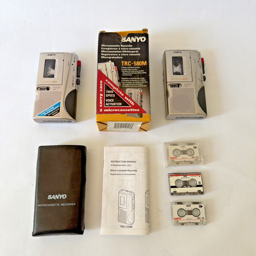 Sanyo trc 580m - sanyo, microcassette