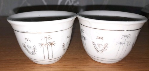 Vintage arabic coffee cups - vintage,
