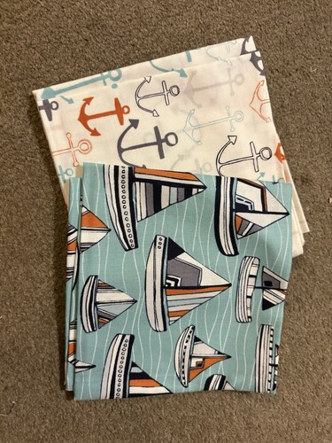 Two fat quarters - two, nautical