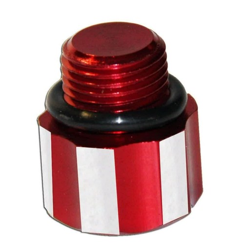 Red oil cap - cap, derbi