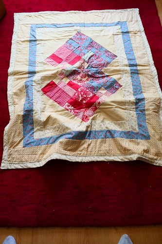 Quilt throw home - made, lot