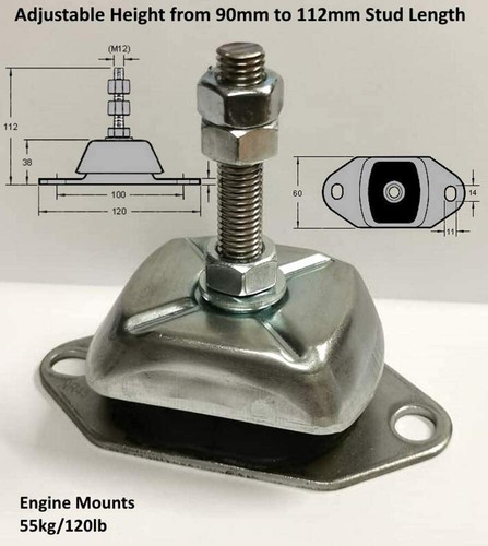 Marine flexible engine mount - marine,