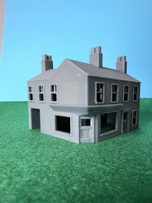N Gauge Corner Shop Building