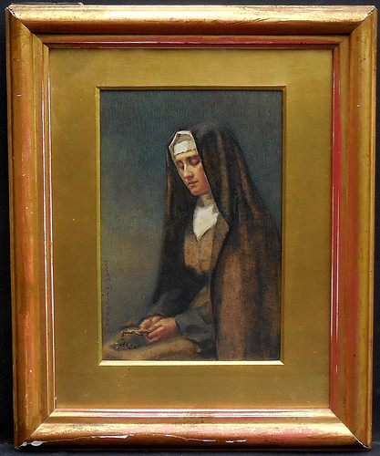 Signed miniature painting - signed,