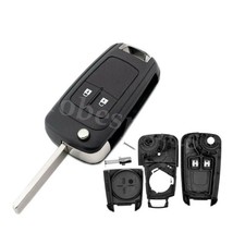Car Replacement Flip Key Shell Case For Vauxhall Astra J Corsa E Meriva B Insignia