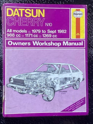Haynes manual for datsun - manual,