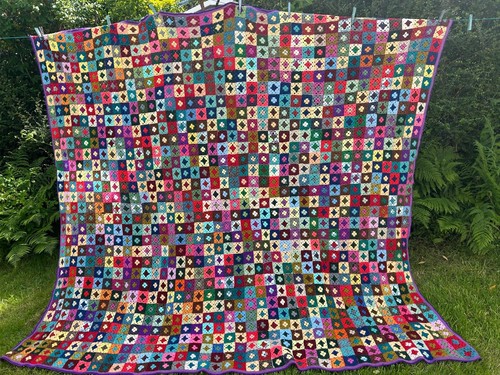 Vintage huge handmade granny - vintage,