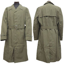 New 80s East German olive army raincoat military coat trenchcoat NVA DDR GDR