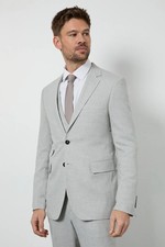Burton Light Grey Suit Jacket