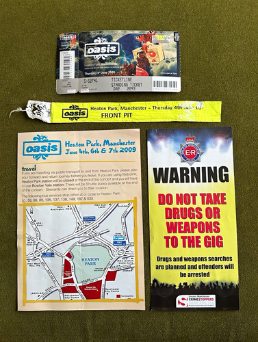Oasis ticket heaton park - -,