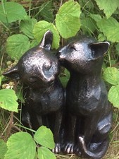 Preening Cat Feline Ornament