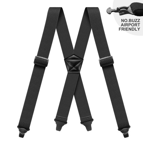 Men heavy duty suspenders - men's,