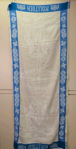 Antique linen cotton roll - antique,