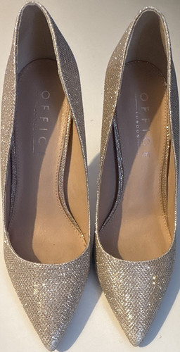 Office silver court stiletto - silver,