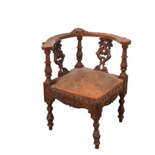 Antique Armchair Neo-Renaissance Style Walnut XIX Century Original