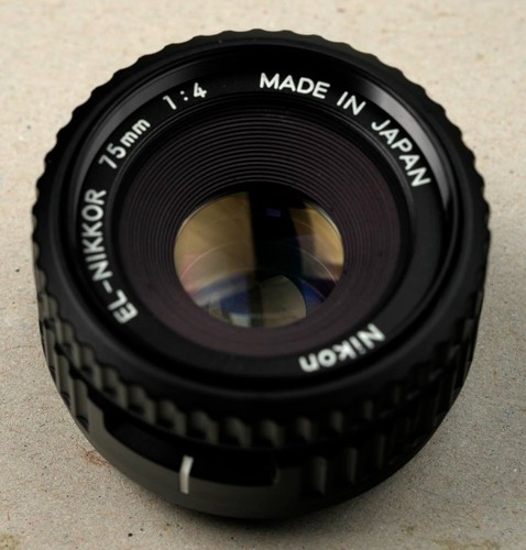 Nikon nikkor 75mm - f4.,