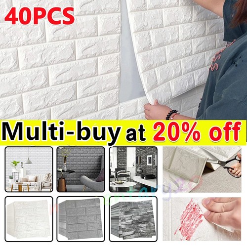 40pcs self adhesive tiles - self-adhesive, 3d