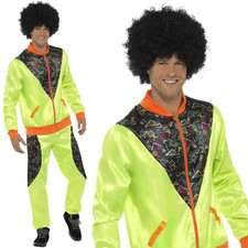 Retro Shell Suit Mens Yellow