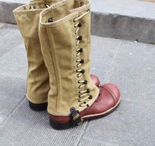 Military WWII US Army Wrappings Leggings or Puttee Soldier Canvas