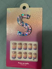 Alphabet Press On Nails S 10