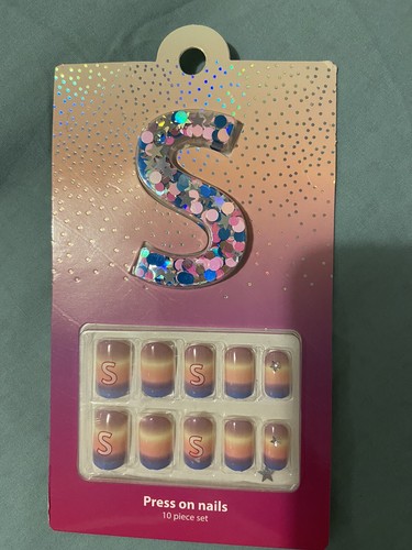 Alphabet press nails 10 - nails,