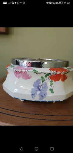 Art deco coronet ware floral - art,