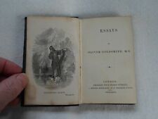 TILT'S MINIATURE CLASSICS 1836 EDITION GOLDSMITH'S ESSAYS OLIVER GOLDSMITH BOOK