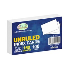 Pack of 100, 5"x3" White