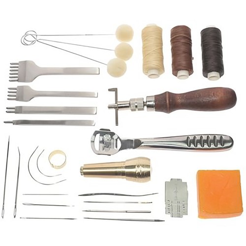 Leather craft basic stitching - craft,