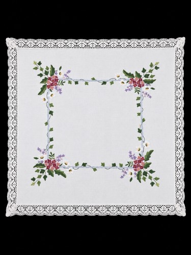 Vintage cotton tablecloth - cotton,