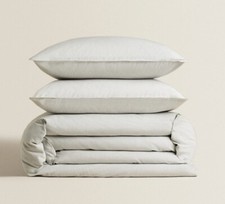 Zara Home Grey Vintage Stripe