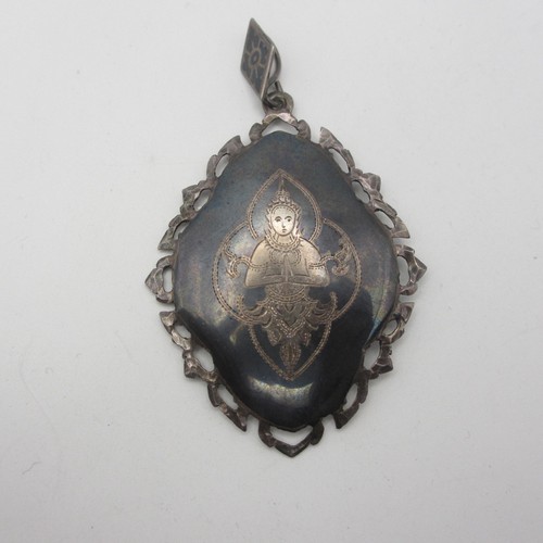 Vintage siam sterling pendant - vintage,