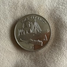 Republic Of Liberia $5 RMS Titanic Commemorative Coin 1998
