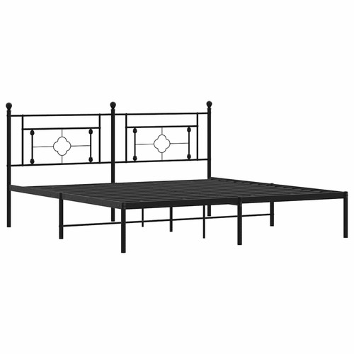 Metal bed frame home - bed, bedroom